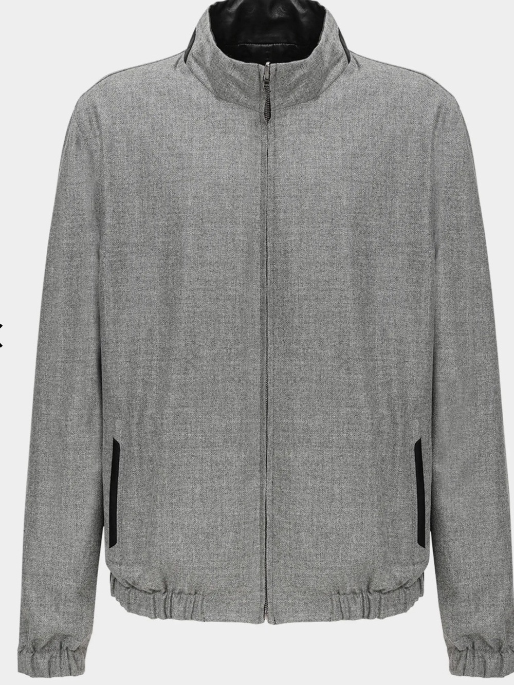 GORSKI Grey Full-Zip Windbreaker Jacket